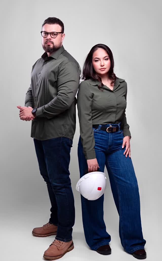 Allan Ortega e Gabrielle Henrique, fundadores da ORHEN Engenharia